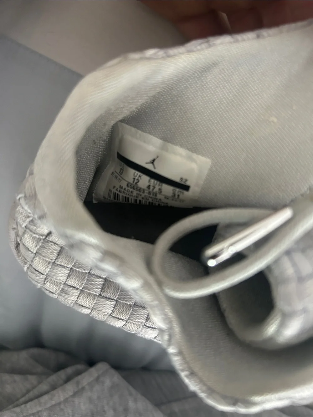 Men's Jordan Future Sneakers in Light Gray